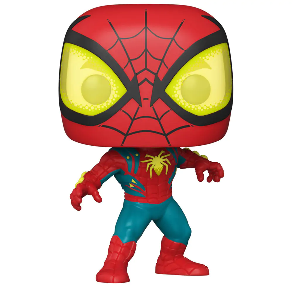 Spider-Man Funko POP! Figurina Vinyl Costum Oscorp 9 cm poza produsului