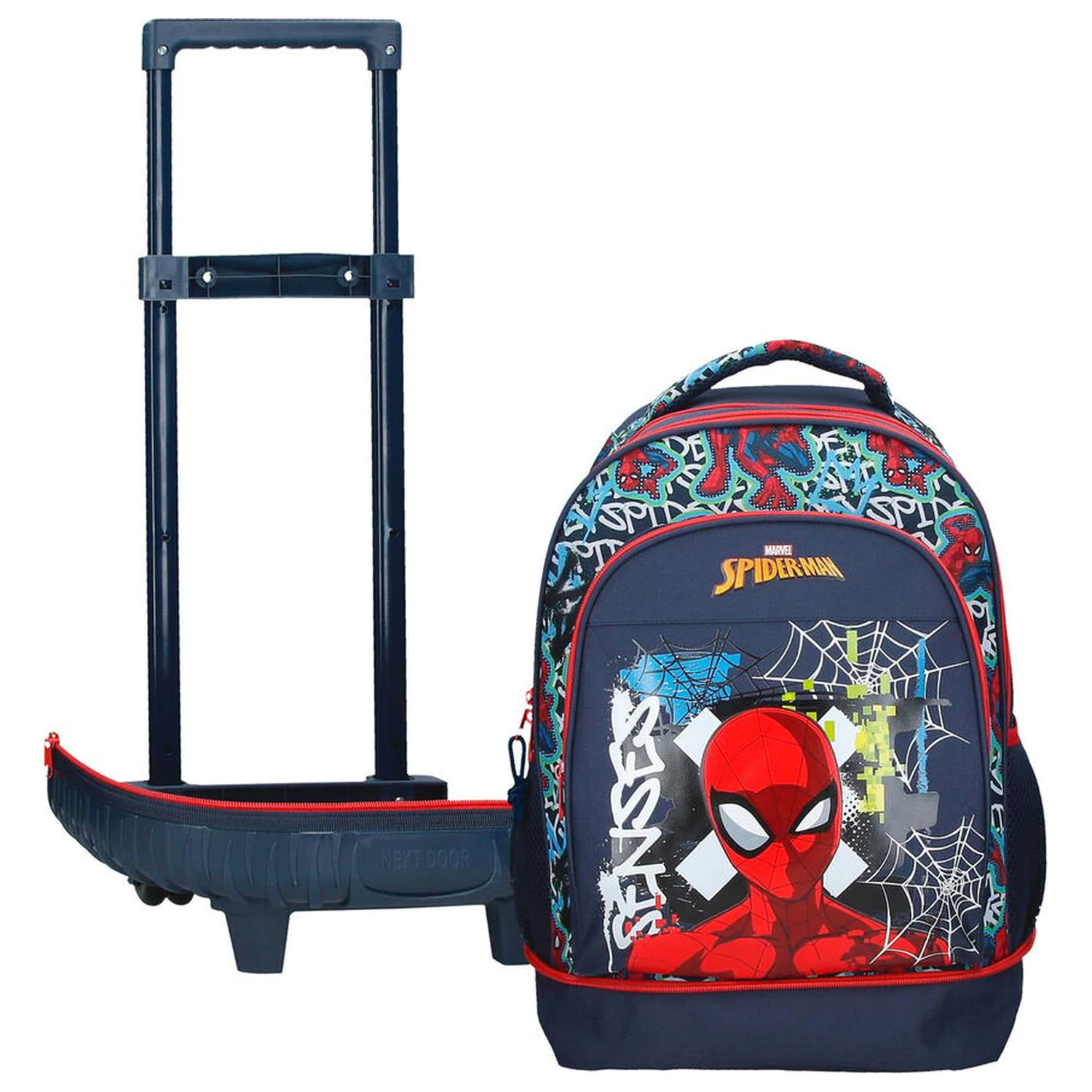 Marvel Spiderman Graffiti troller compact extrasabil 43cm poza produsului