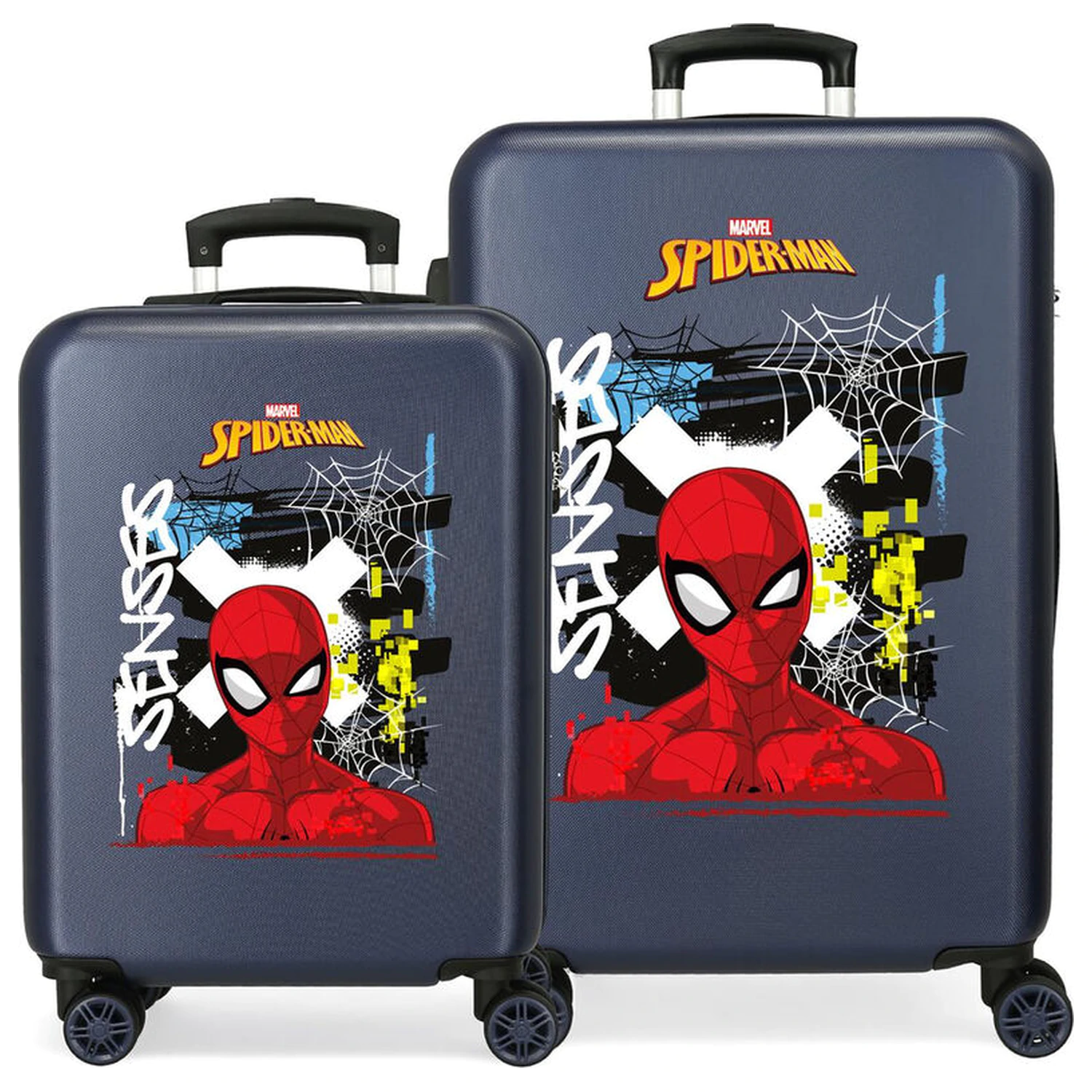 Marvel Spiderman Graffiti Of Spiderman ABS set 2 piese troler valiză 55/65cm poza produsului
