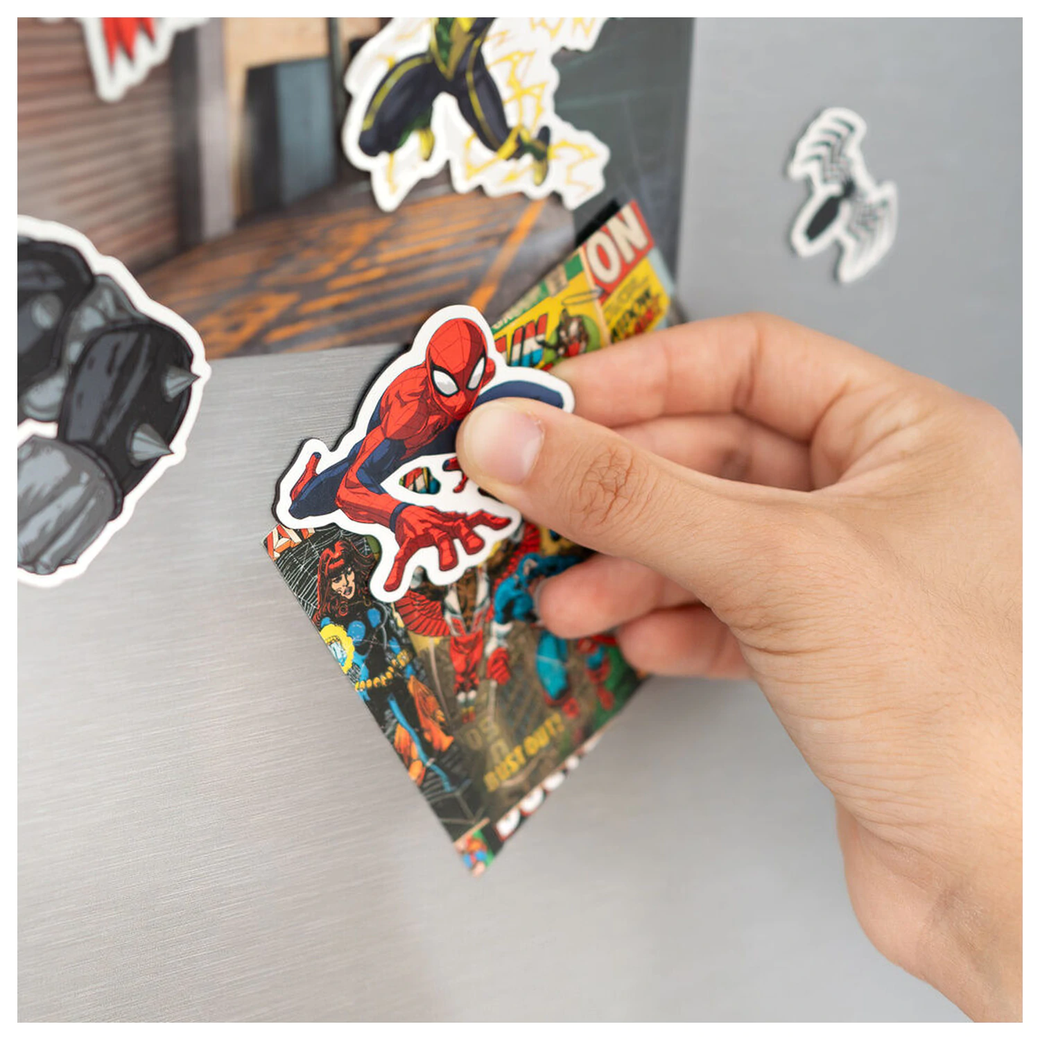 Marvel Spiderman set de magneți decupați poza produsului