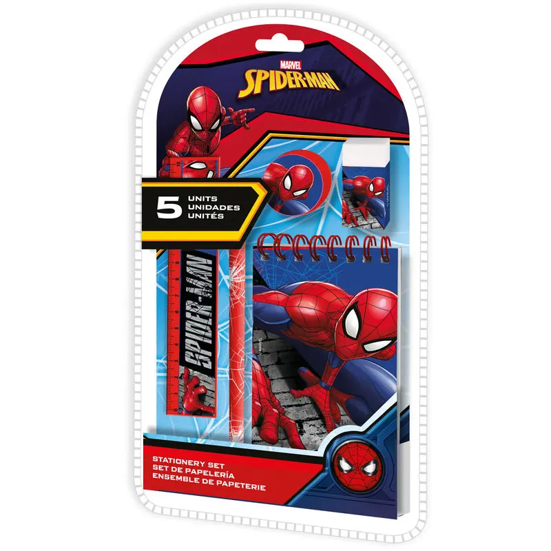Marvel Spiderman II set papetarie 5 bucati poza produsului