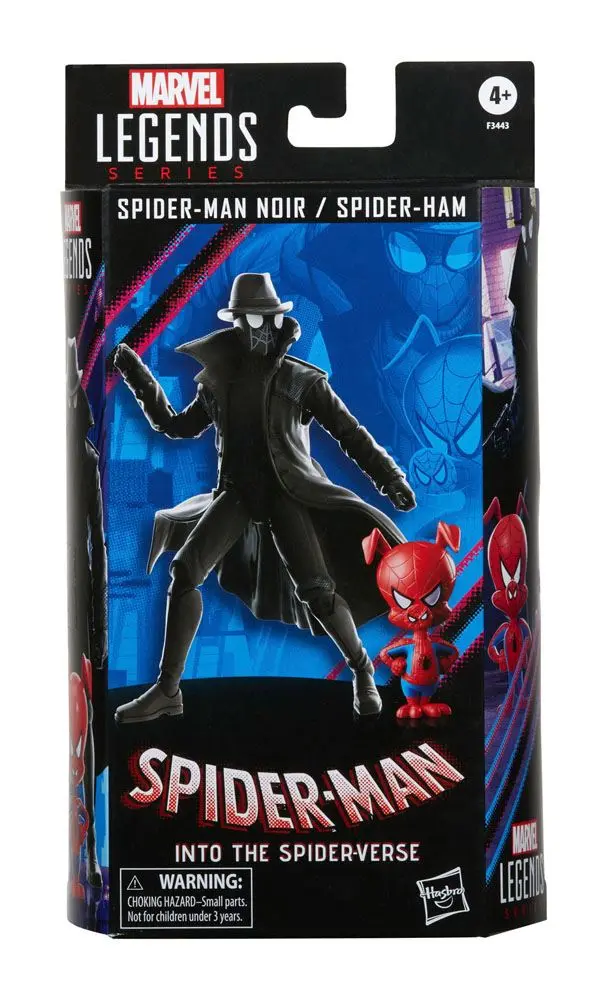 Spider-Man: Into the Spider-Verse Marvel Legends Set de figurine de acțiune 2022 Spider-Man Noir & Spider-Ham 15 cm poza produsului