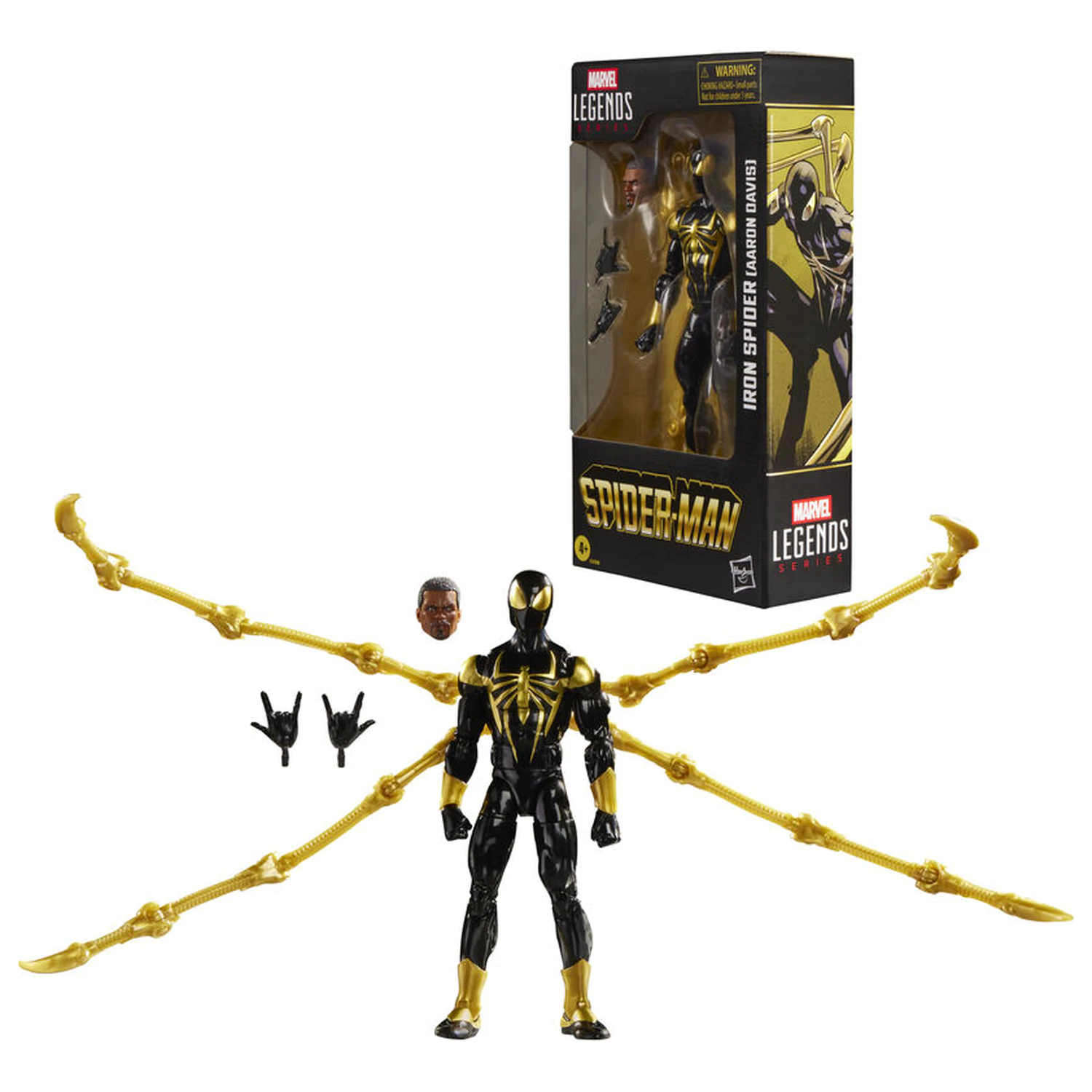 Marvel Spiderman Iron Spider Aroon Davis figurina 15cm poza produsului