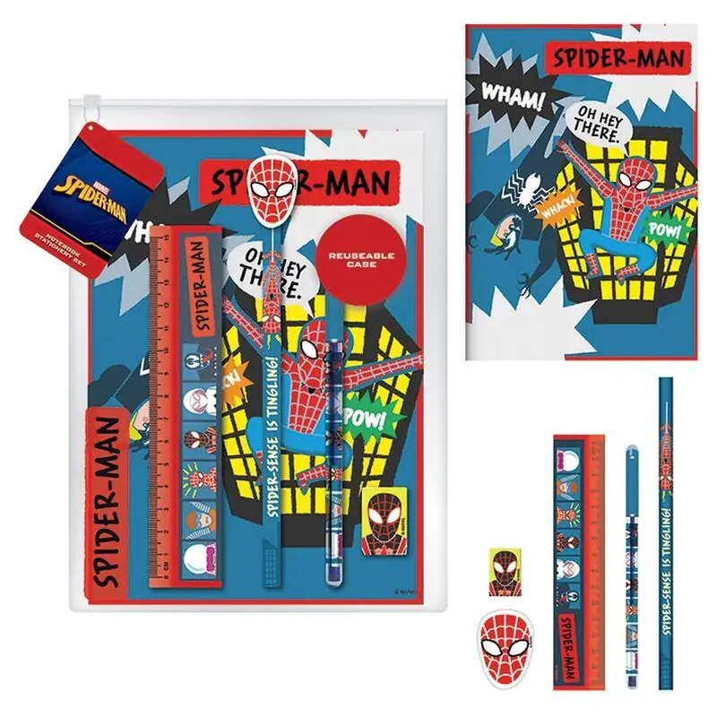 Marvel Spiderman Set papetărie cu caiet poza produsului