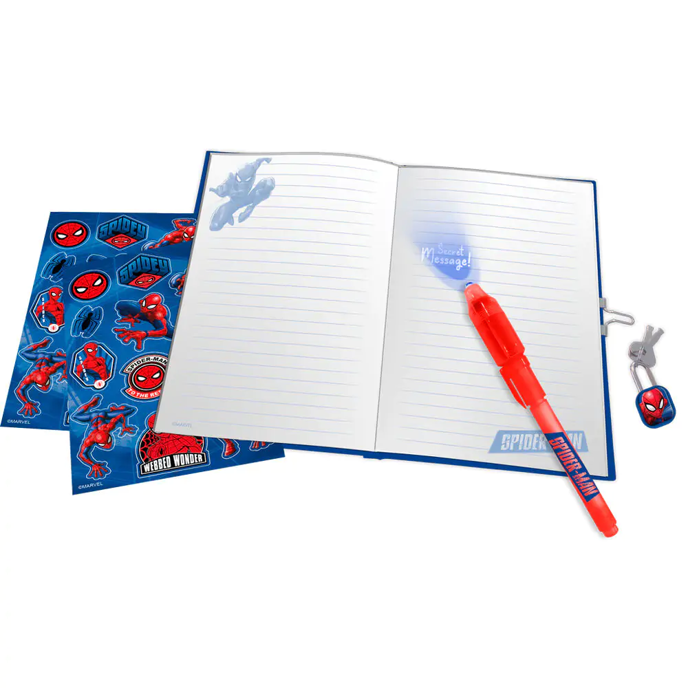 Marvel Spiderman Jurnal și Magic pen poza produsului