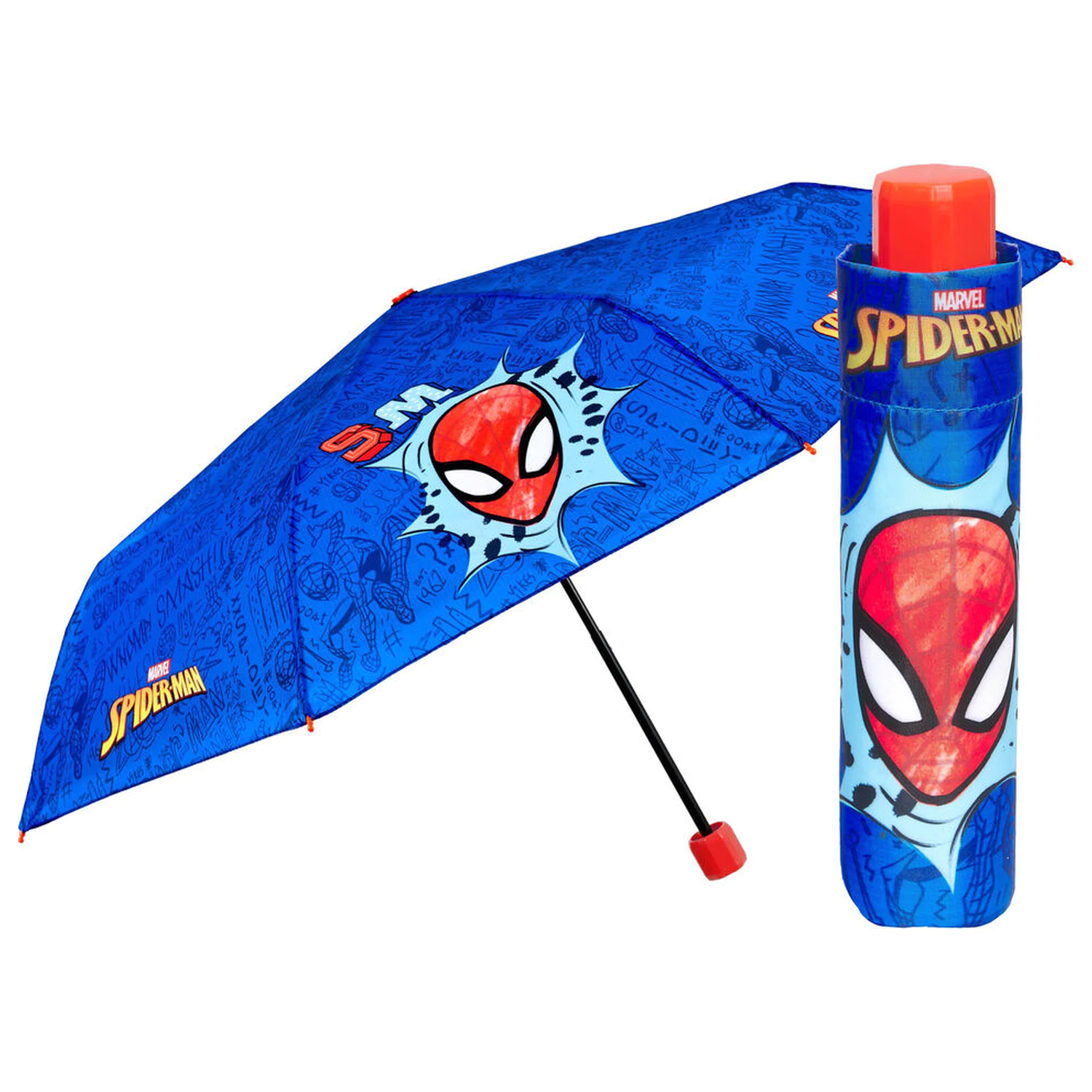 Marvel Spiderman umbrela pliabila manuala 50cm poza produsului