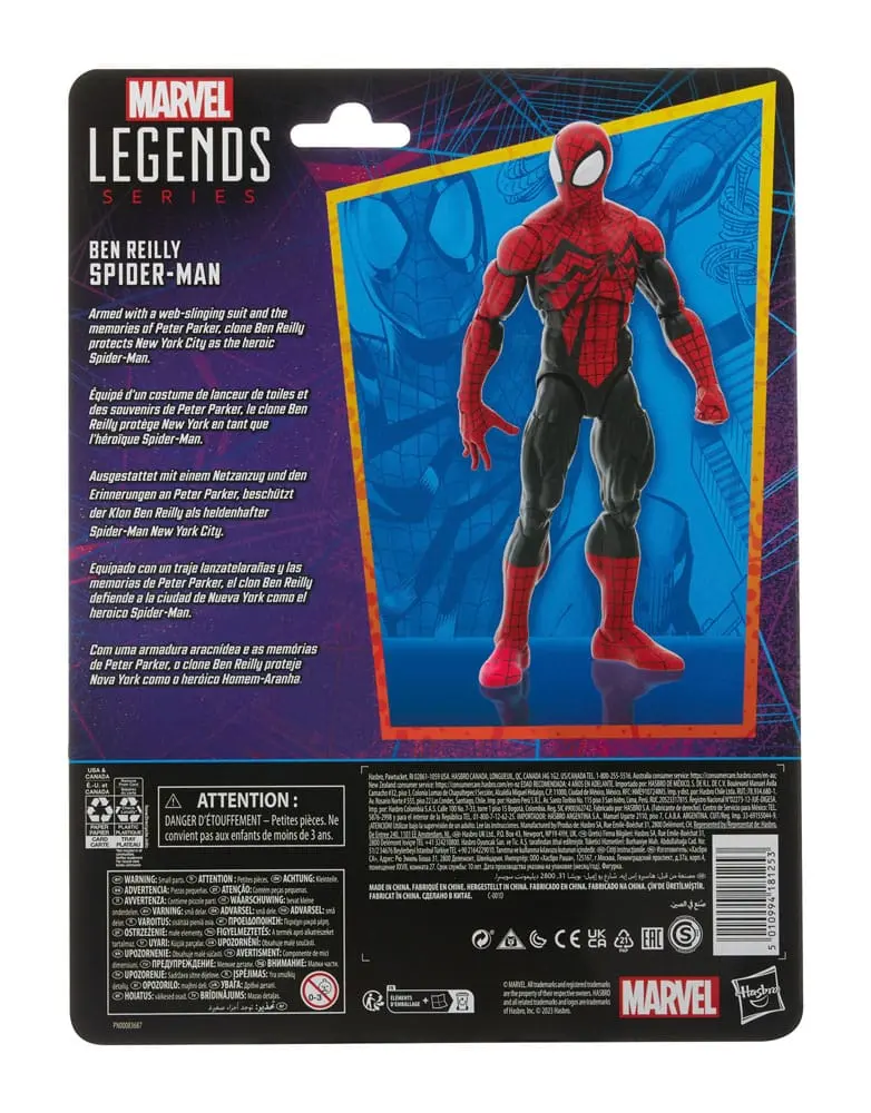 Spider-Man Marvel Legends Retro Collection Figurina de actiune Ben Reilly Spider-Man 15 cm poza produsului
