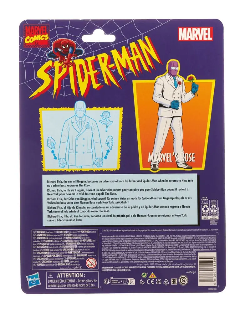 Spider-Man Marvel Legends Retro Collection Figurina de acțiune Marvel's Rose 15 cm poza produsului