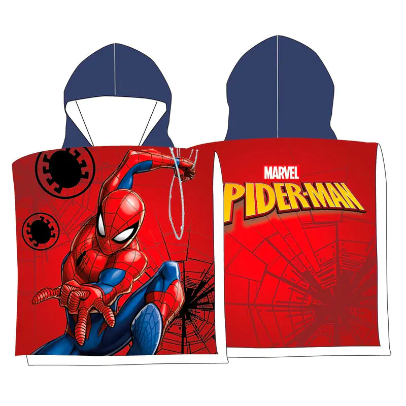 Marvel Spiderman prosop tip poncho din microfibră poza produsului