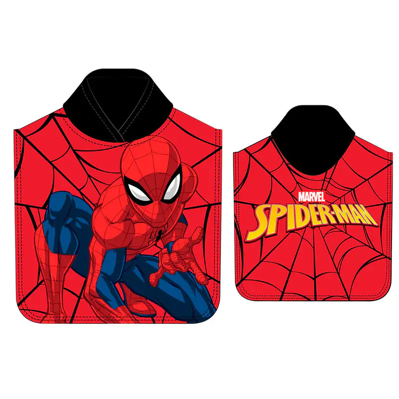 Marvel Spiderman microfibre poncho prosop poza produsului