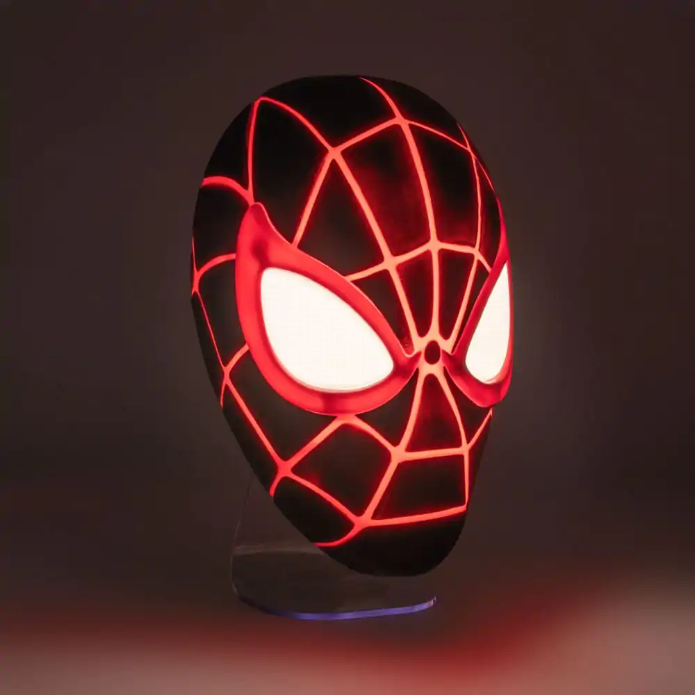 Lumină LED 3D Spider-Man Masca Miles Morales poza produsului