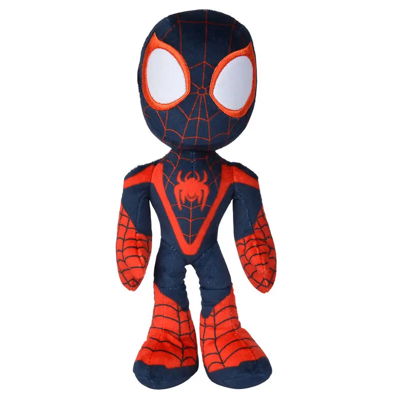 Figurină de pluș Marvel cu ochi care strălucesc în întuneric Miles Morales 25 cm poza produsului