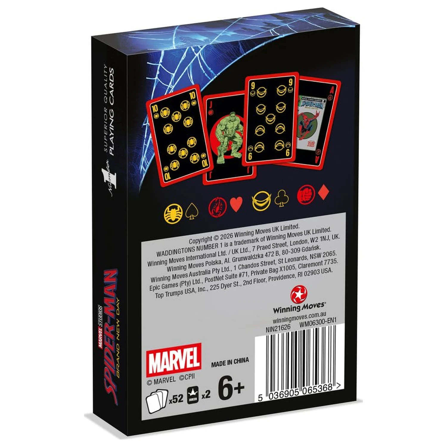 Spider-Man Nr.1 Cărți de joc *German* poza produsului