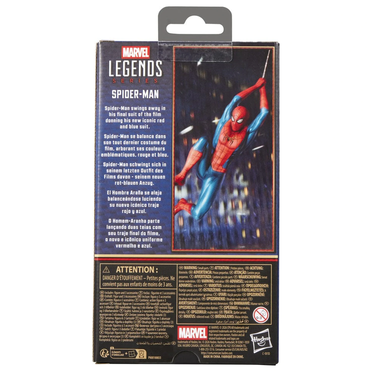 Spider-Man No Way Home Marvel Legends Series figurina Spider-Man 15cm poza produsului