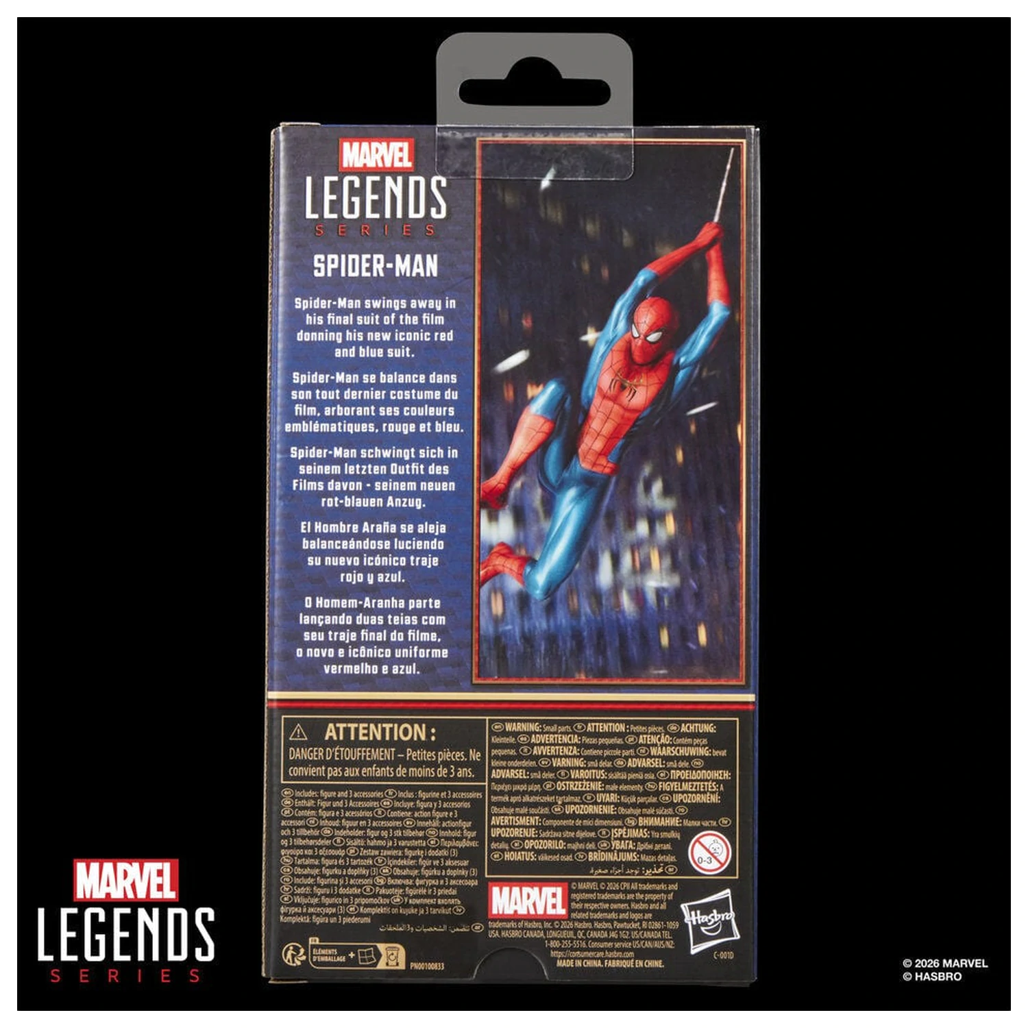Spider-Man No Way Home Marvel Legends Series figurina Spider-Man 15cm poza produsului