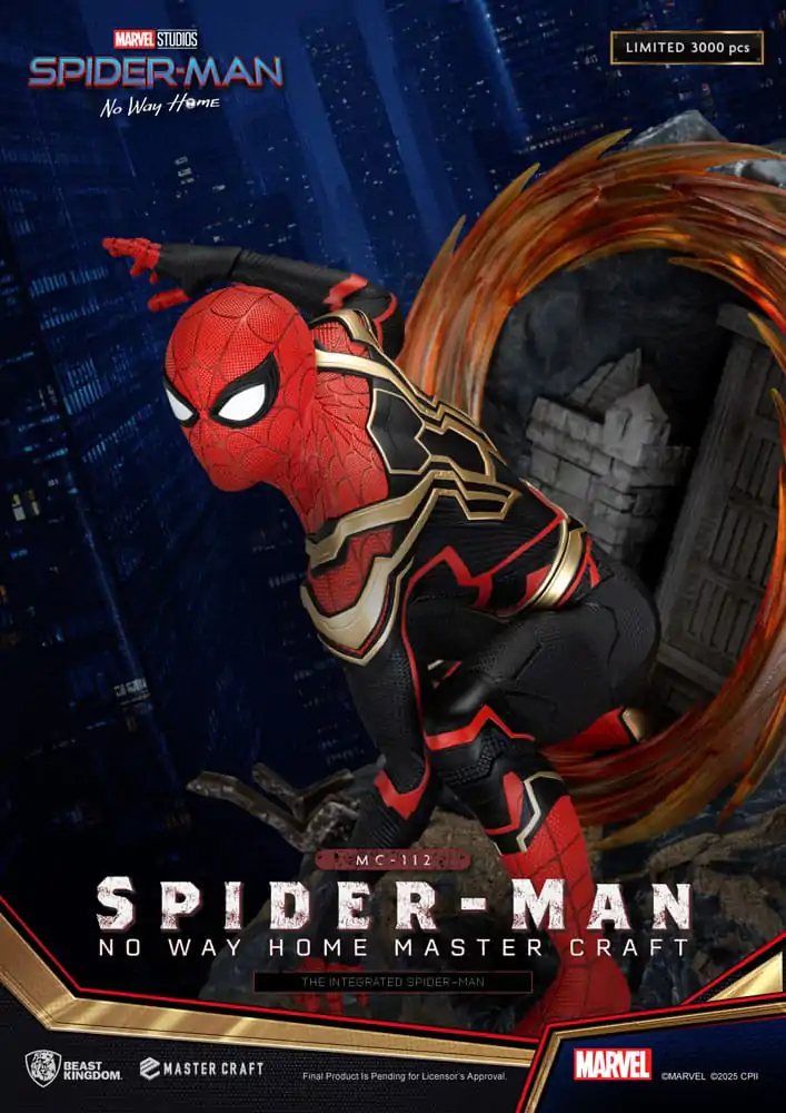 Spider-Man: No Way Home Master Craft Statuie The Integrated Spider-Man 31 cm poza produsului
