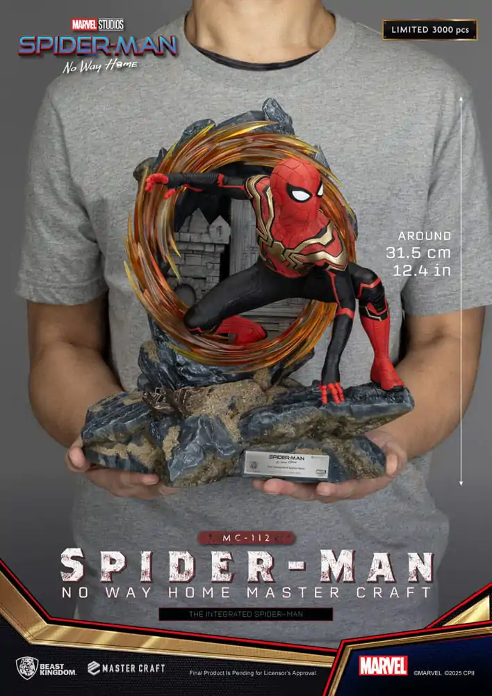 Spider-Man: No Way Home Master Craft Statuie The Integrated Spider-Man 31 cm poza produsului