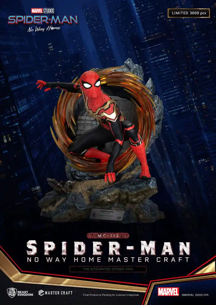 Spider-Man: No Way Home Master Craft Statuie The Integrated Spider-Man 31 cm poza produsului