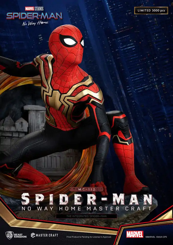 Spider-Man: No Way Home Master Craft Statuie The Integrated Spider-Man 31 cm poza produsului