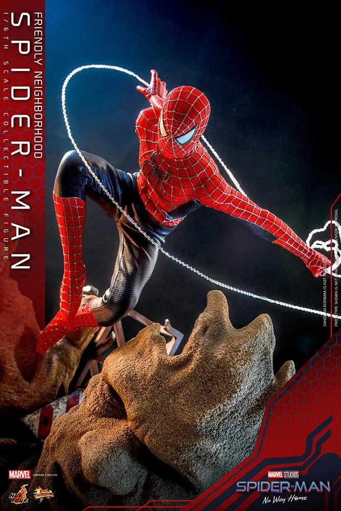 Spider-Man: No Way Home Movie Masterpiece Figurina de acțiune 1/6 Friendly Neighborhood Spider-Man 30 cm poza produsului