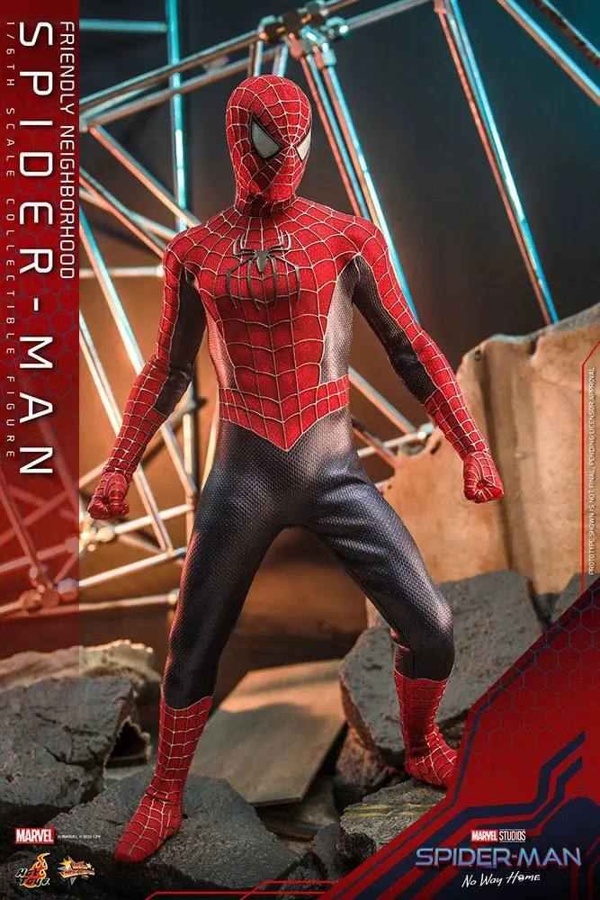 Spider-Man: No Way Home Movie Masterpiece Figurina de acțiune 1/6 Friendly Neighborhood Spider-Man 30 cm poza produsului