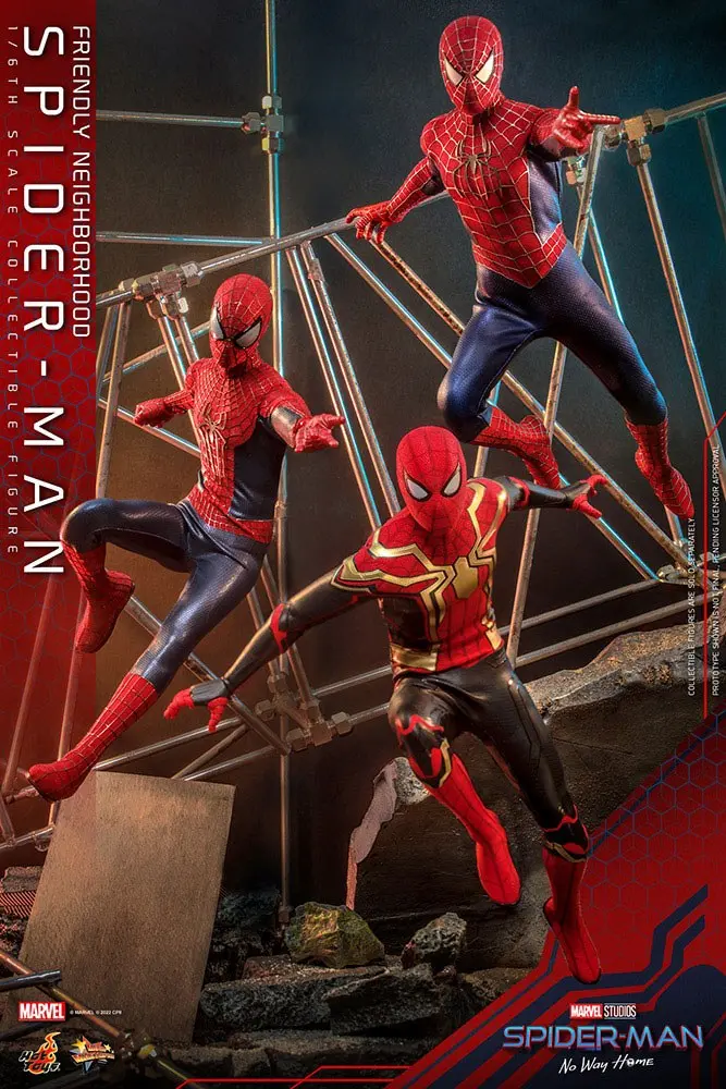 Spider-Man: No Way Home Movie Masterpiece Figurina de acțiune 1/6 Friendly Neighborhood Spider-Man 30 cm poza produsului