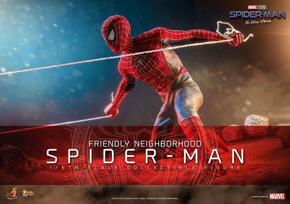 Spider-Man: No Way Home Movie Masterpiece Figurina de acțiune 1/6 Friendly Neighborhood Spider-Man 30 cm poza produsului