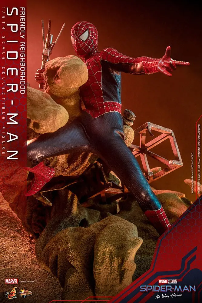 Spider-Man: No Way Home Movie Masterpiece Figurina de acțiune 1/6 Friendly Neighborhood Spider-Man 30 cm poza produsului