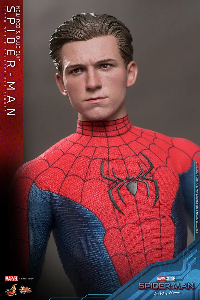 Spider-Man: No Way Home Movie Masterpiece Figurina de acțiune 1/6 Spider-Man (Costum Nou Roșu și Albastru) 28 cm poza produsului