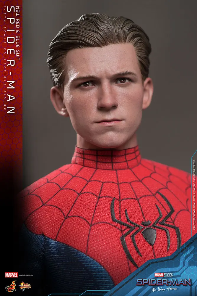 Spider-Man: No Way Home Movie Masterpiece Figurina de acțiune 1/6 Spider-Man (Costum Nou Roșu și Albastru) 28 cm poza produsului