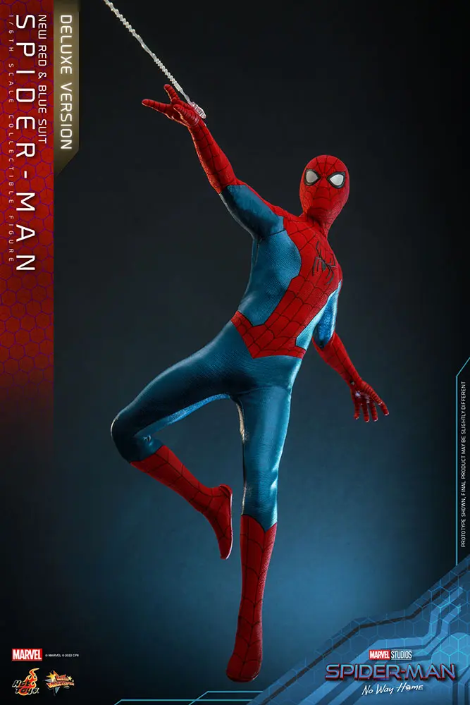 Spider-Man: No Way Home Movie Masterpiece figurină de acțiune 1/6 Spider-Man (New Red and Blue Suit) (Deluxe Version) 28 cm poza produsului