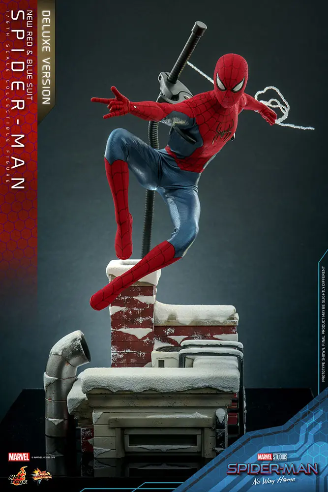 Spider-Man: No Way Home Movie Masterpiece figurină de acțiune 1/6 Spider-Man (New Red and Blue Suit) (Deluxe Version) 28 cm poza produsului