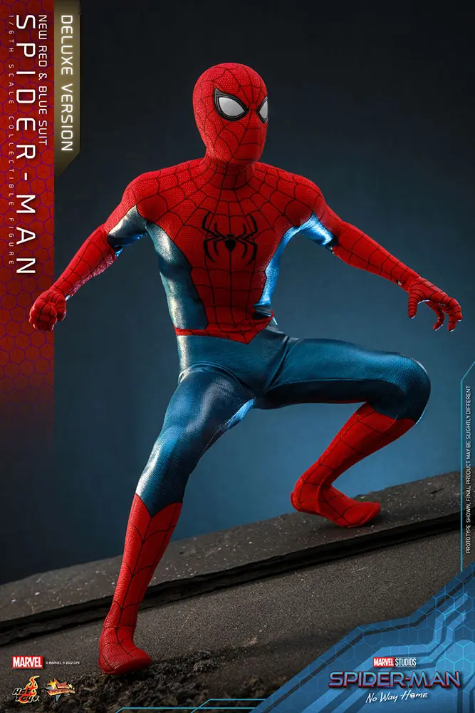 Spider-Man: No Way Home Movie Masterpiece figurină de acțiune 1/6 Spider-Man (New Red and Blue Suit) (Deluxe Version) 28 cm poza produsului