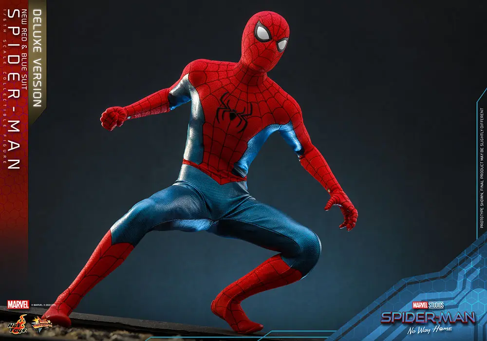 Spider-Man: No Way Home Movie Masterpiece figurină de acțiune 1/6 Spider-Man (New Red and Blue Suit) (Deluxe Version) 28 cm poza produsului