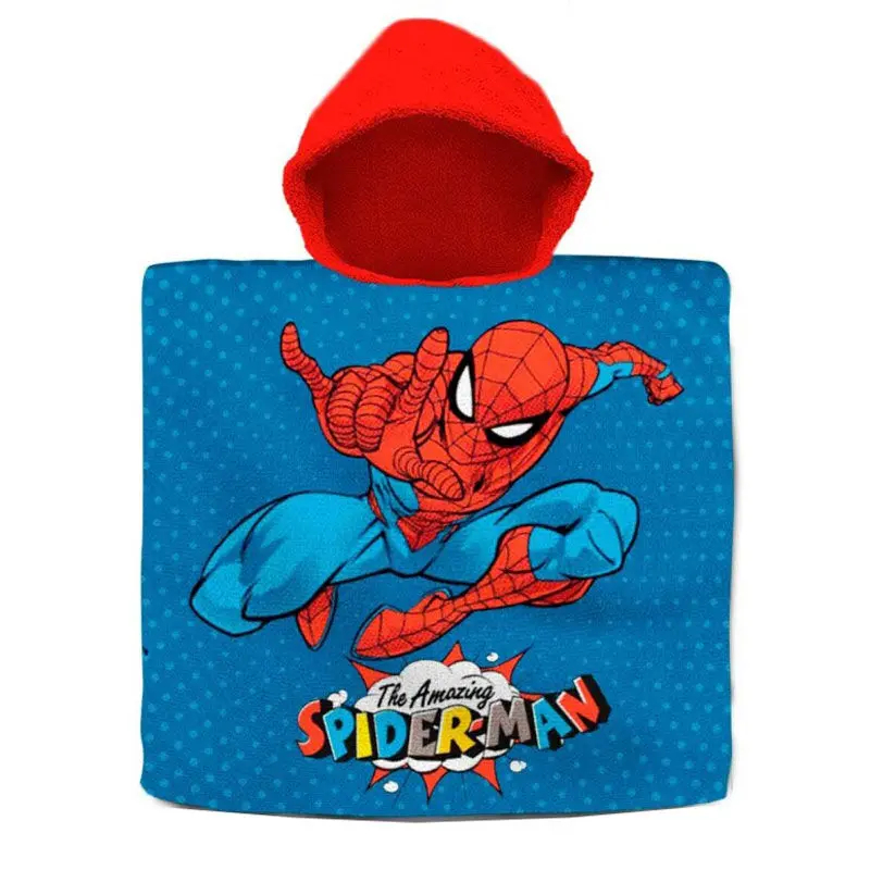 Marvel Spiderman prosop poncho din bumbac poza produsului