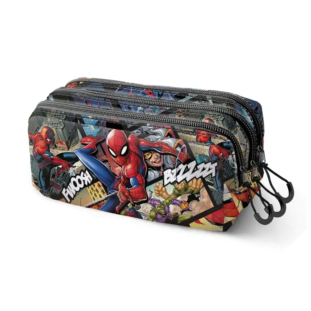 Marvel Spiderman Panels etui triplu pentru creioane poza produsului