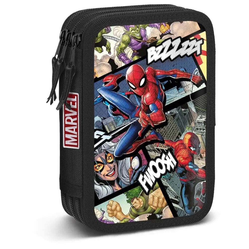 Marvel Spiderman Panels etui triplu pentru creioane poza produsului