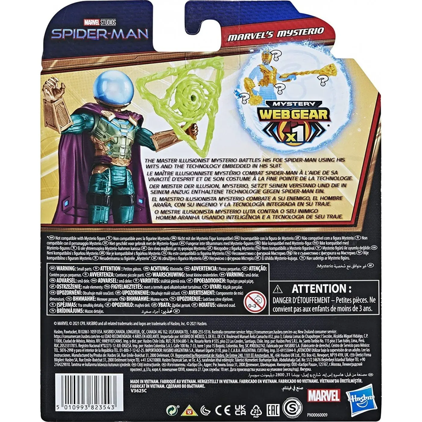 Spider-Man Pókember Mysterio Mystery Web Gear figurină de acțiune 13cm poza produsului