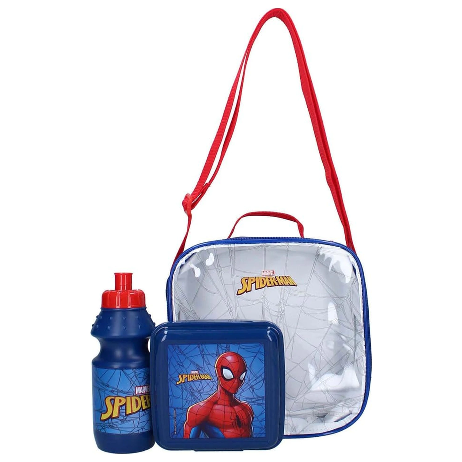 Spider-Man Lunch Bag Set Squeeze the day poza produsului
