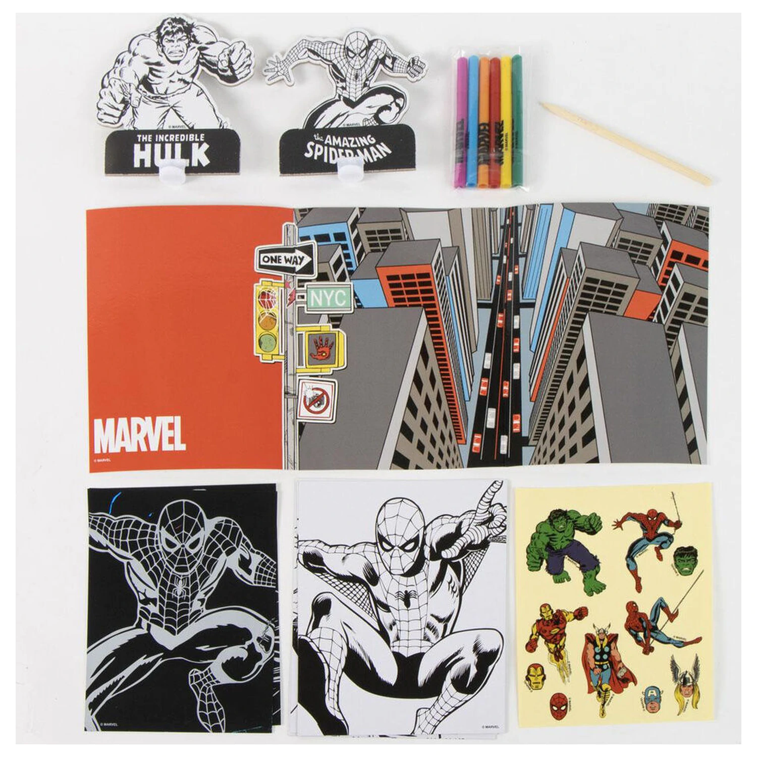Marvel Spiderman Set rucsac pentru colorat poza produsului