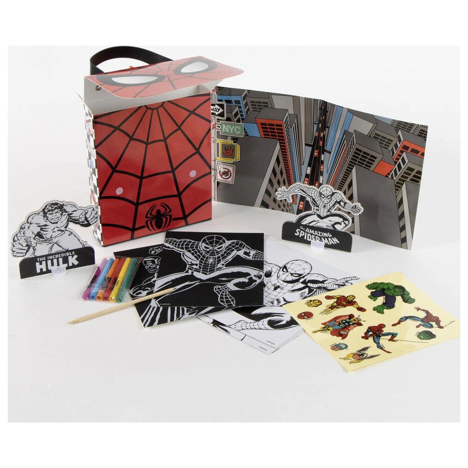 Marvel Spiderman Set rucsac pentru colorat poza produsului