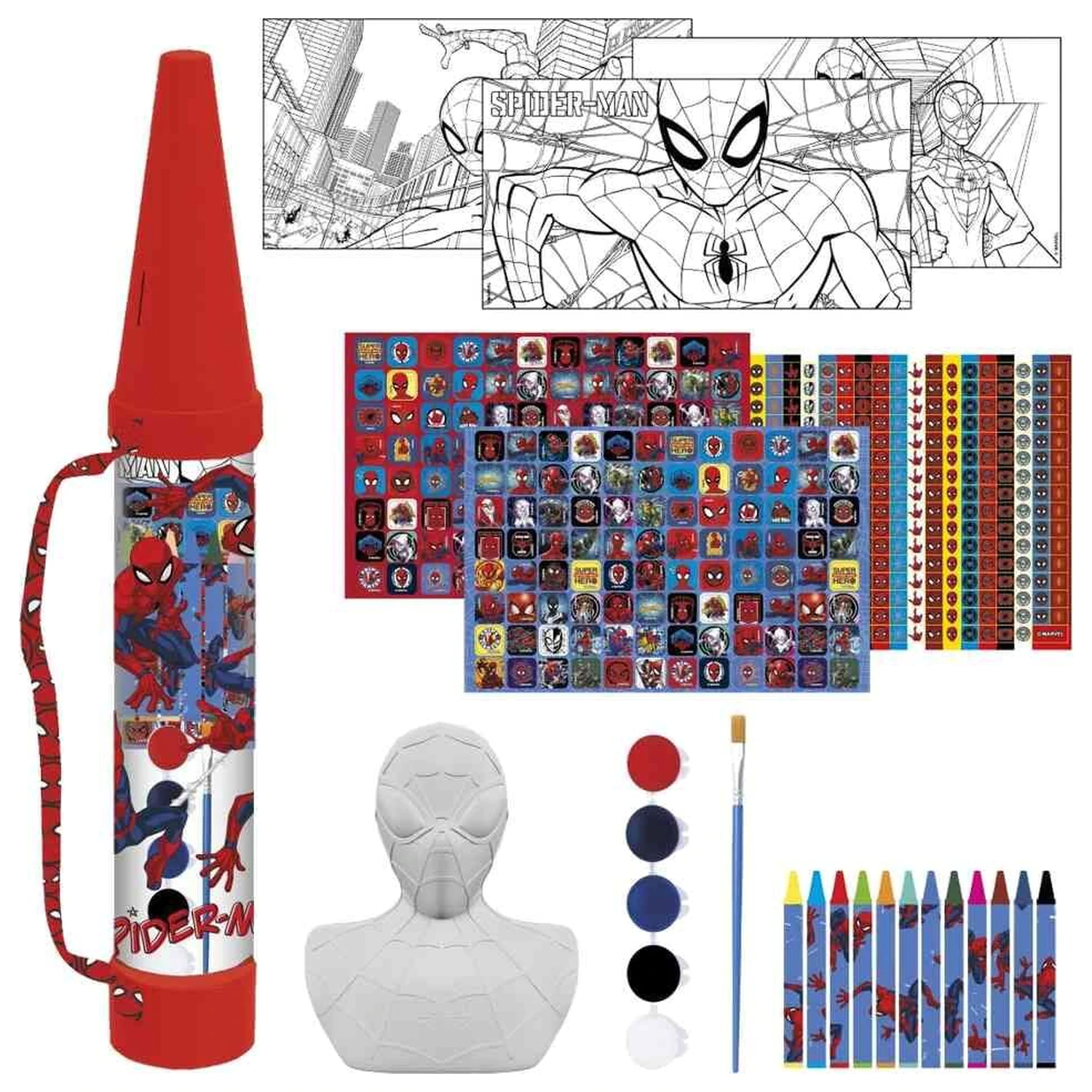 Set de colorat cu creioane Marvel Spiderman poza produsului
