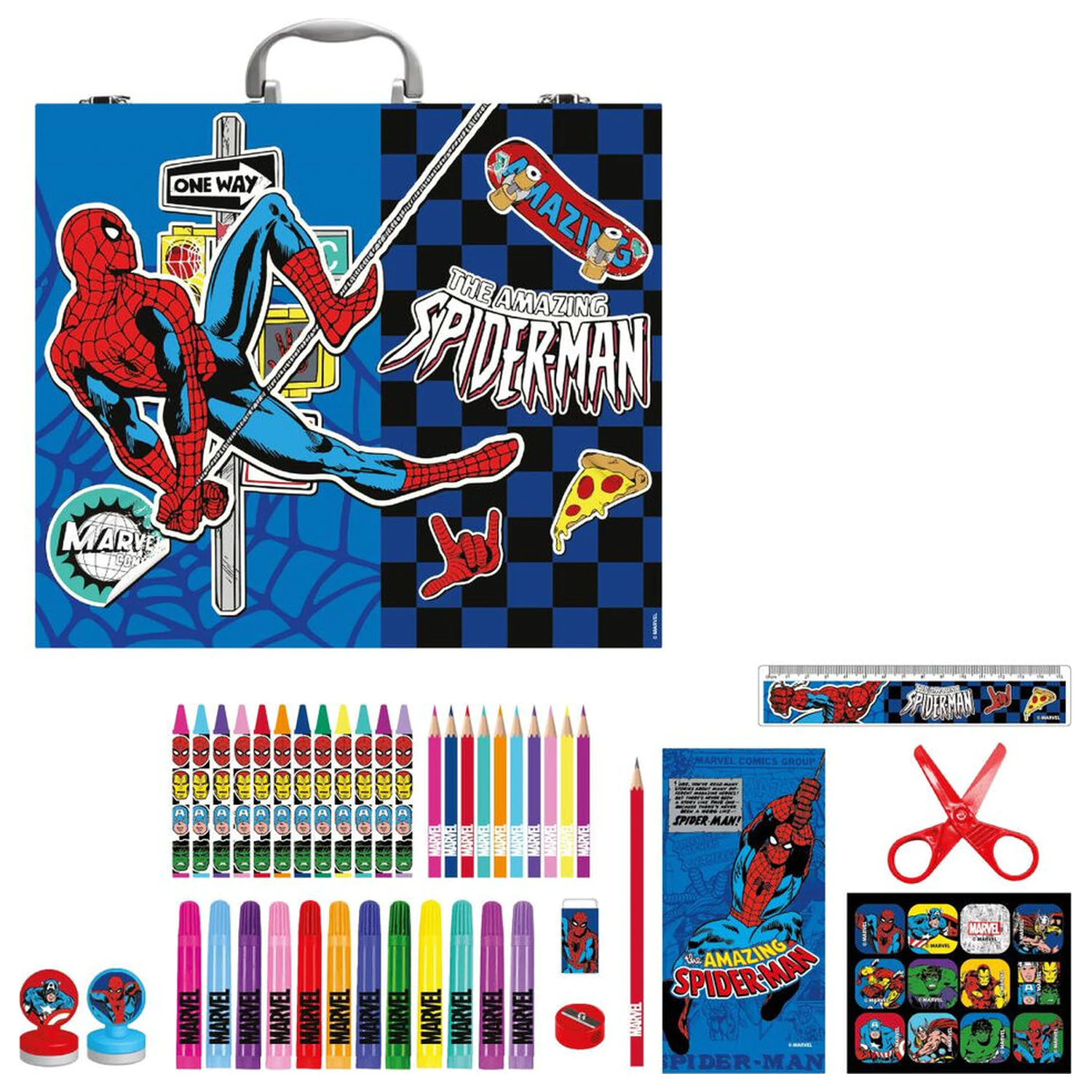 Marvel Spiderman Trusa de papetarie de colorat poza produsului