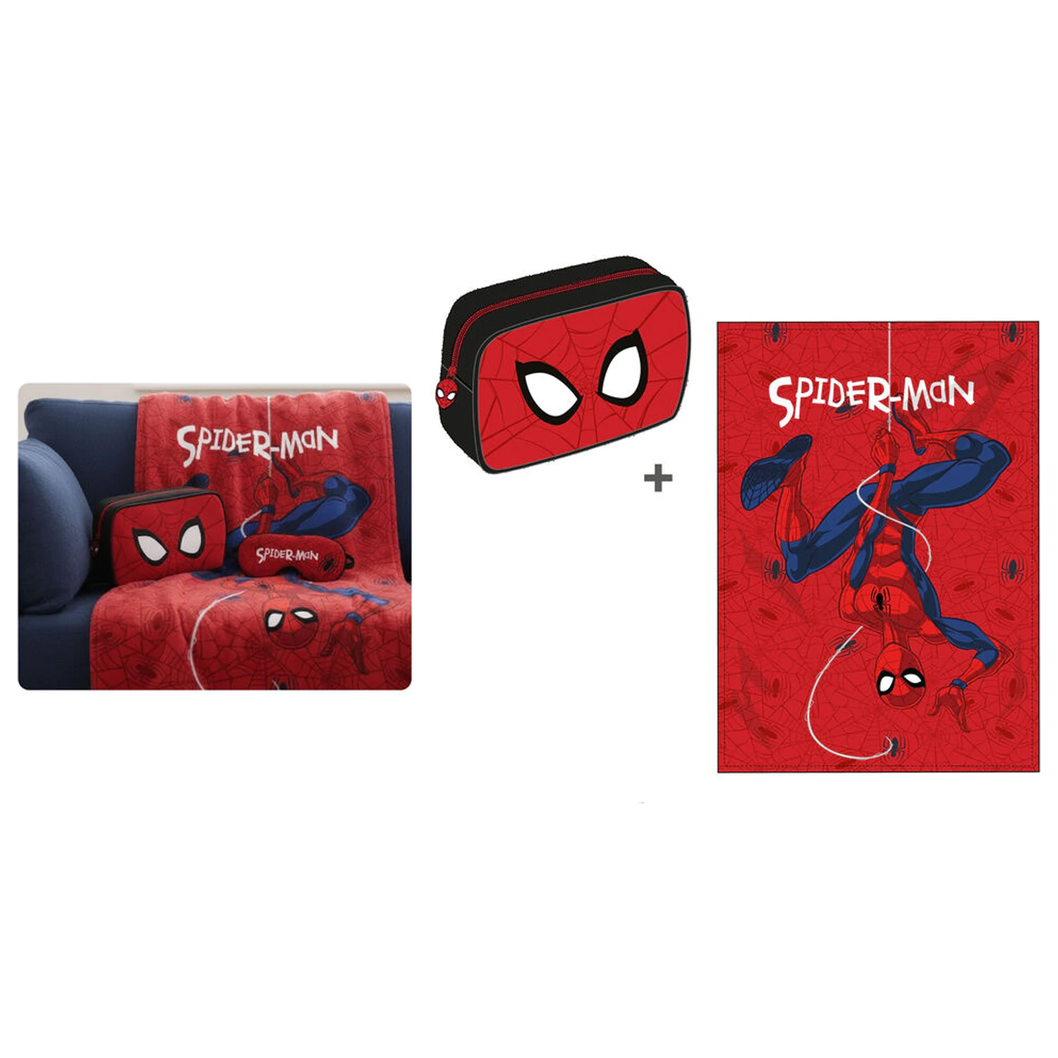Marvel Spiderman set patura + husa 100x140cm poza produsului