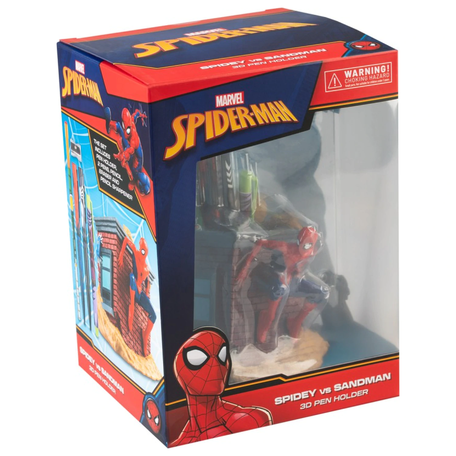 Marvel Spiderman suporturi pentru creioane + creioane poza produsului