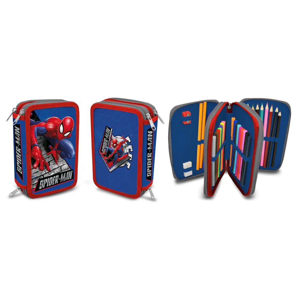 Marvel Spiderman etui dublu pentru creioane poza produsului