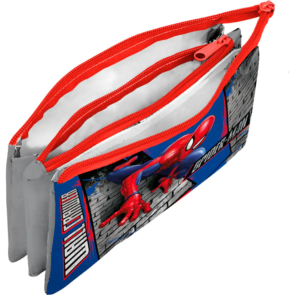 Marvel Spiderman etui triplu pentru creioane poza produsului