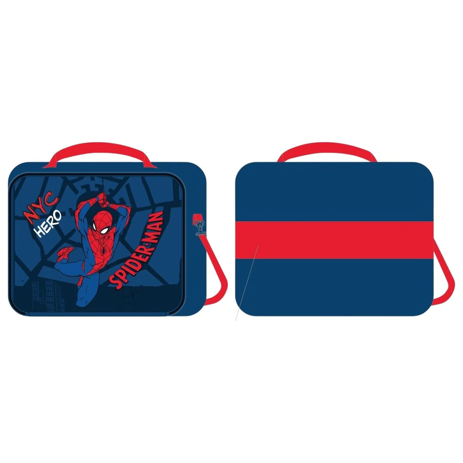 Marvel Spiderman geanta de pranz adaptabila poza produsului