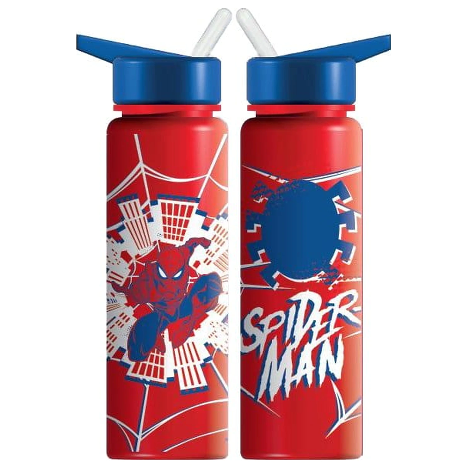 Spider-Man sticla de bautura Rosu, Alb si Albastru poza produsului