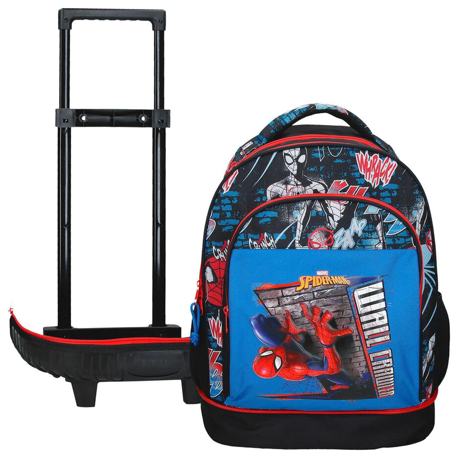 Marvel Spiderman Wall Crawler extraible compact troler 43cm poza produsului